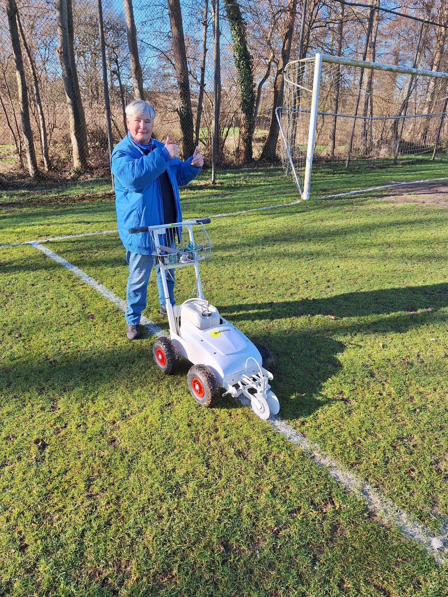 Onderhoudsteam blij met nieuwe krijtmachine en gebruiksvriendelijke werkwijze