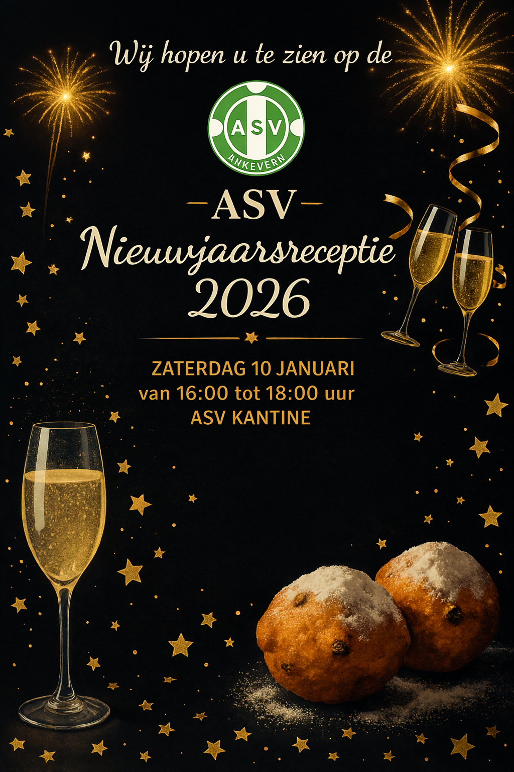 Uitnodiging: ASV Nieuwjaarsreceptie 2026